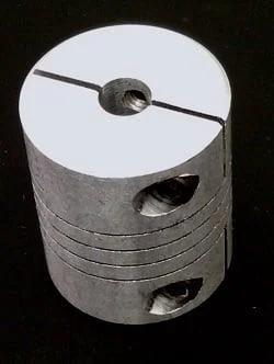 Flexible Parallel CNC Coupling D25-L30-12.7x 1/2" to 17mm