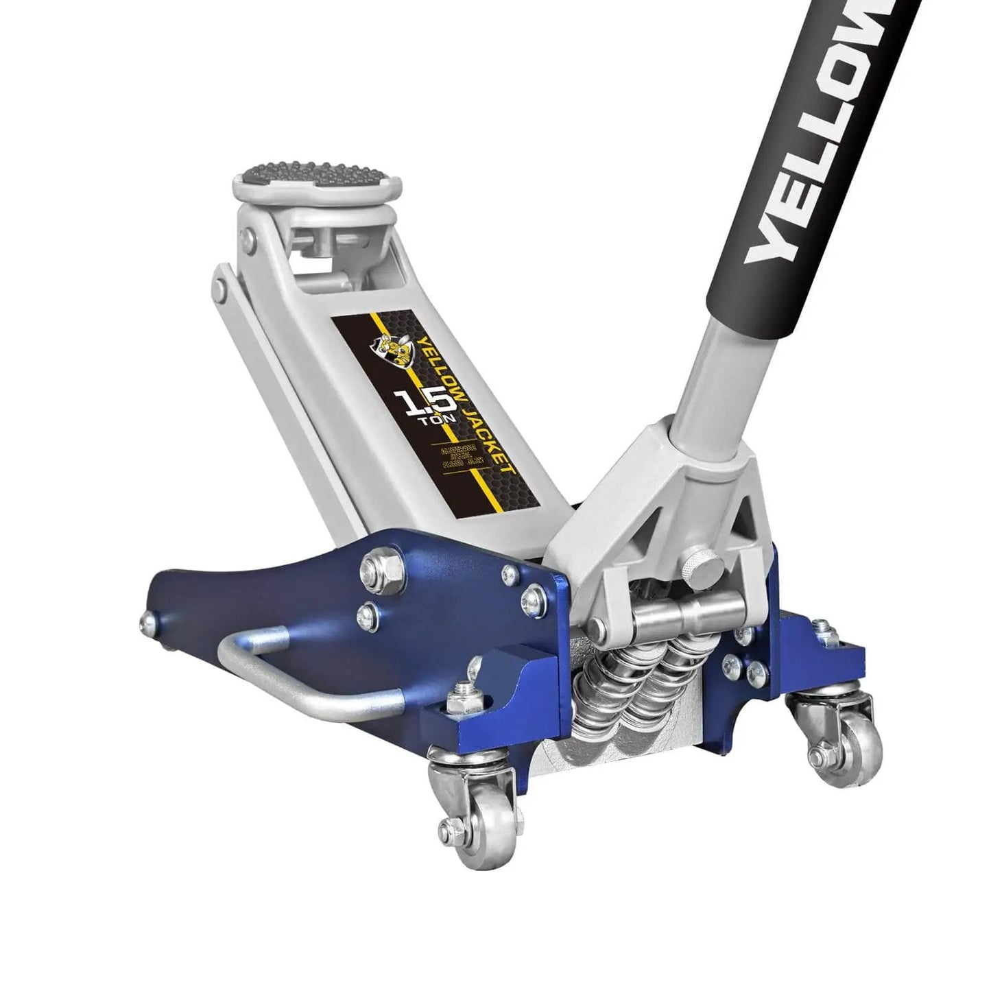 1.5 Ton Low Profile Floor Jack With Quick Lift Dual Pump For Cars And SUVs, 3300 Lb Capacity, Beefy Steel And Aluminum Construction