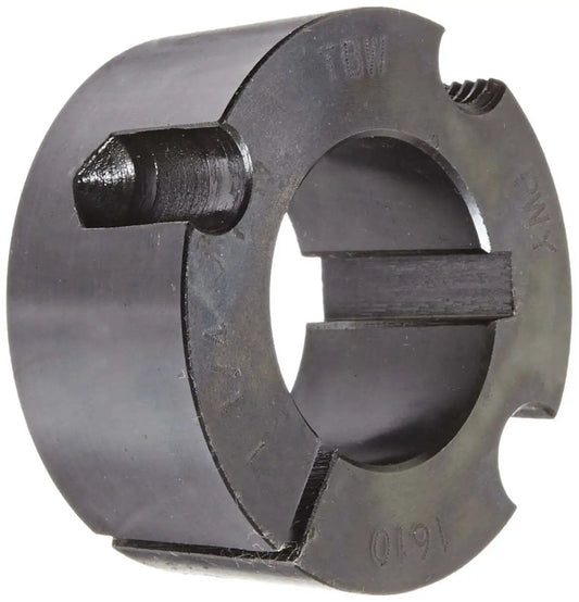 Flush Mounted Taper Lock Bushing for Drive Shafts Cast Iron 1.25 Inch Bore 1200 Inch Pounds Torque Pro Grade Heavy Duty Standard Design With Keyway for Pulleys