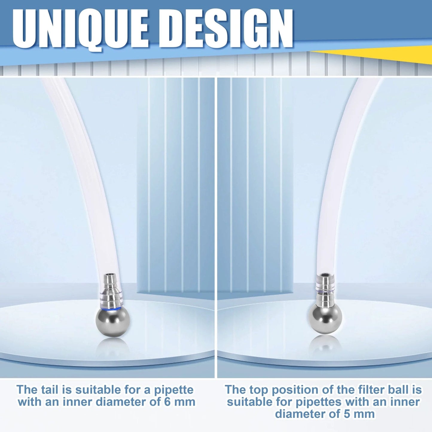 Foam Cannon Straw Replacement Kit For Most Foam Lances 9 Inch stainless steel filter balls with PVC tubes for foam production.