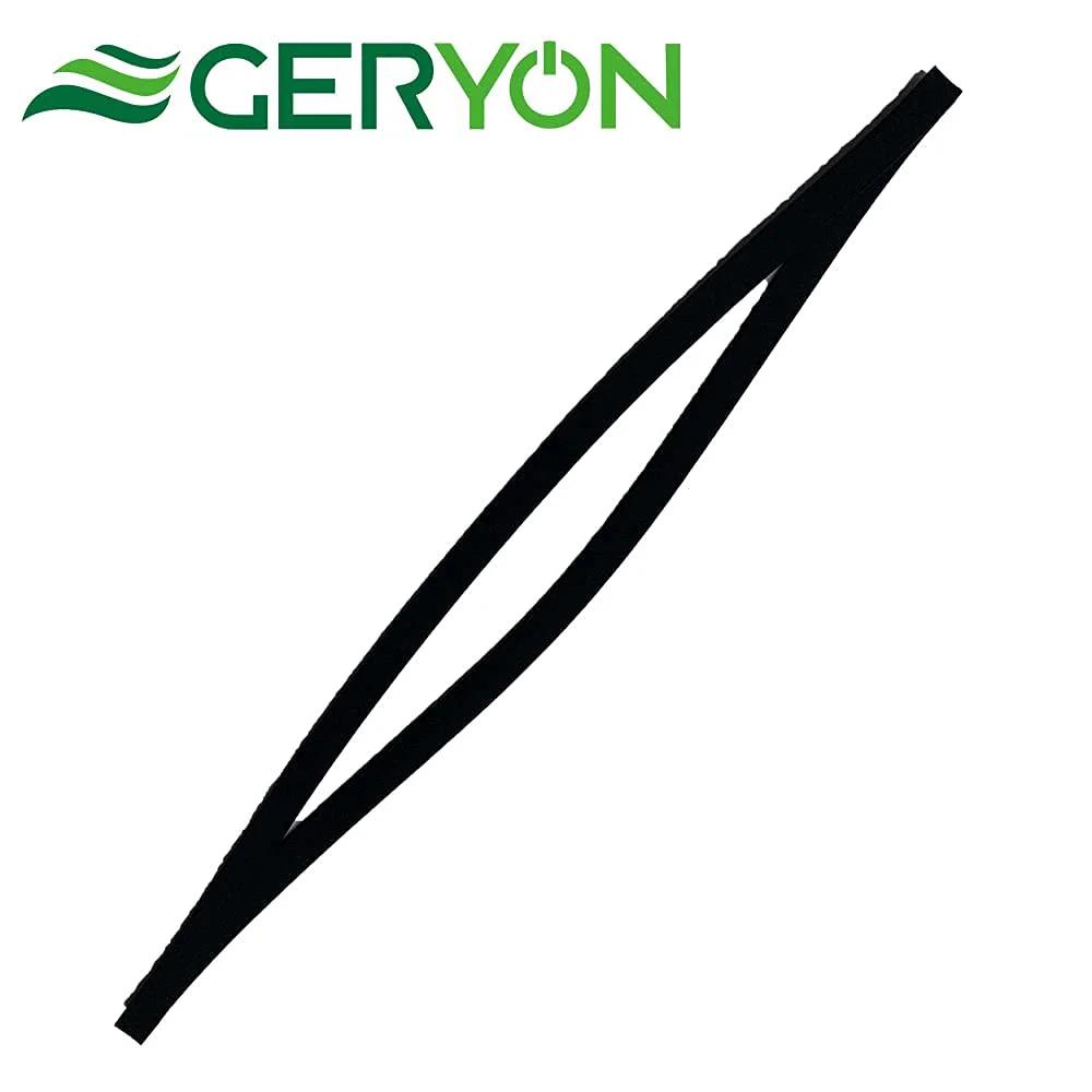 Close-up of a black foam gasket from the 4 Pack Foam Gasket Replacement for Vacuum Sealer Upper and Lower Seals Fits E2900 E2901 Series by Geryon.