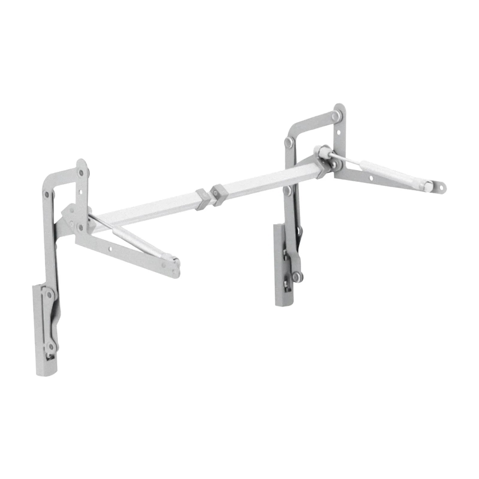 Cabinet Door Hinges, Folding Lift up Top Table Vertical Swing Lift Up Stay, Silent Pneumatic Arm Kitchen Mechanism Hinges