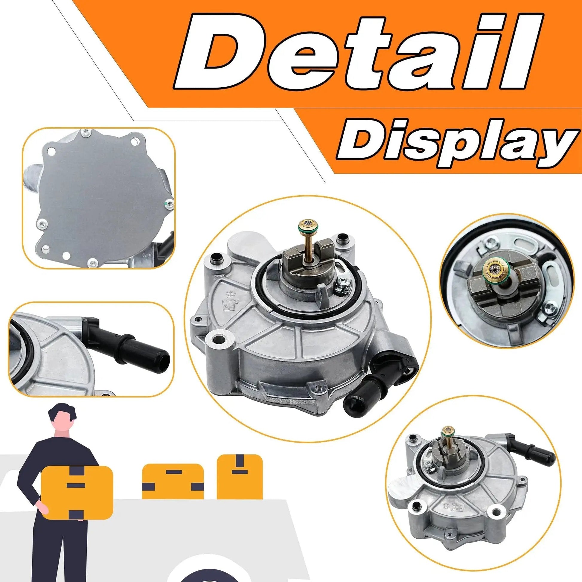 Brake Vacuum Pump For Ford F-150 Expedition Transit And Lincoln Navigator 3.5L Engine 2013-2020 detailed view