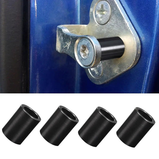 Four Piece Door Lock Lift Striker Bushings Set Seven Eighths Inch Size With Half Inch Inner Diameter And Eleven Sixteenths Inch Outer Diameter