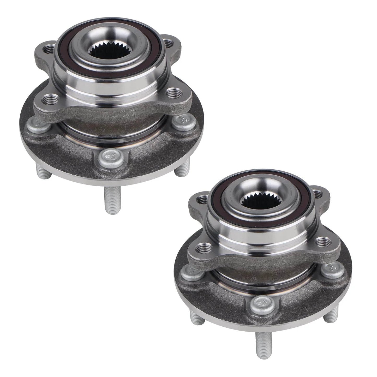 512498 Front or Rear Wheel Hub Bearing Assembly Set of 2 for Ford Fusion and Lincoln MKZ, 5 Lug with ABS, OE