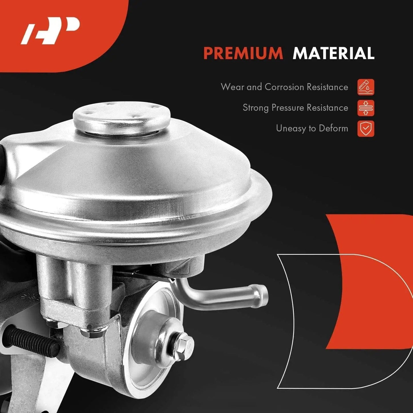 Close-up of Premium Vacuum Pump for Ford F 250 F 350 F 450 F 550 Super Duty and E Series Econoline, durable construction