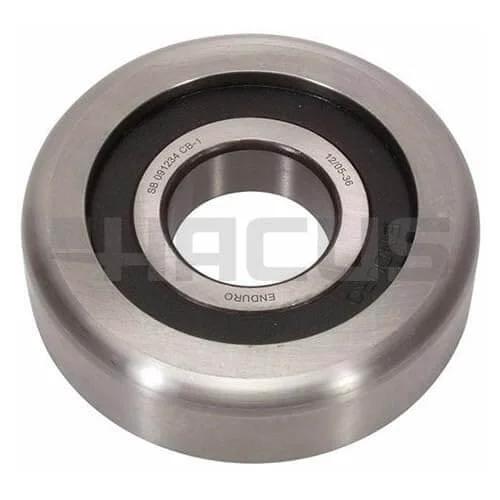 Forklift mast bearing 005915326381 heavy duty replacement built from premium materials shown in a side view.