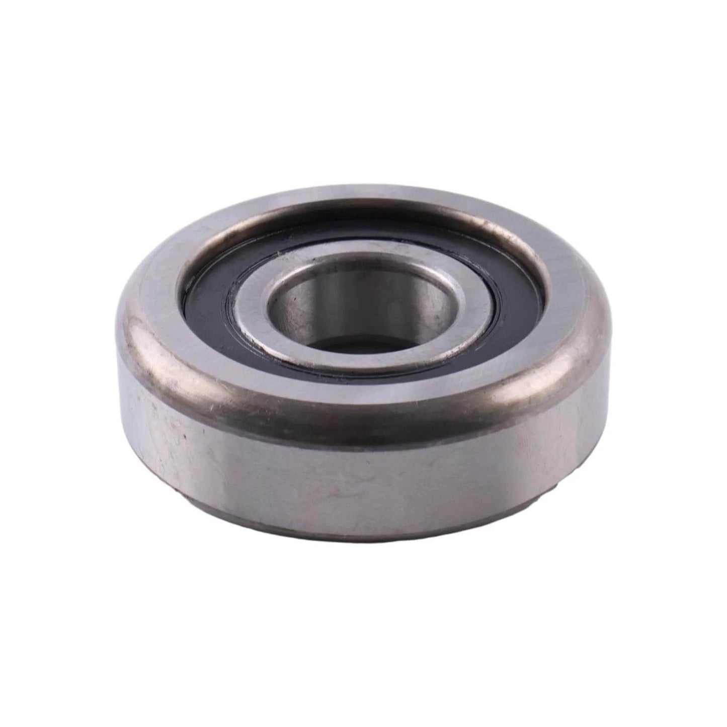 Mast roller bearing 61236-10480-71 compatible with Toyota forklifts, front view, metal construction, smooth mast movement