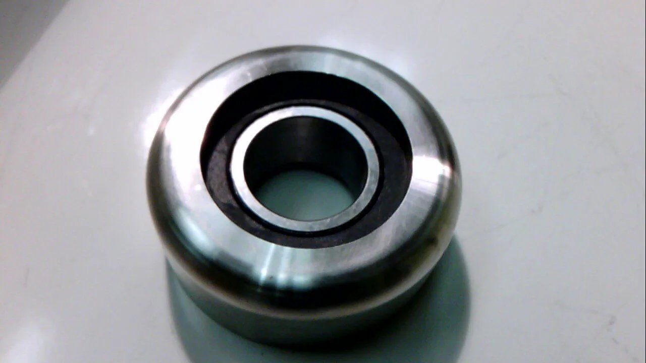 Forklift mast roller bearing Hyster 1333648 replacement part, precision fit roller for smooth mast guidance, heavy duty design.