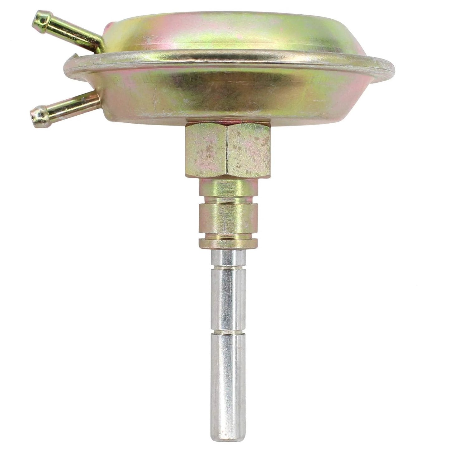 Side view of Front Axle 4WD Vacuum Actuator Fits Dodge Ram 1500 1994 2001 Ram 2500 1994 2002 Ram 3500 1994 2002 Ramcharger 1990 1993 Jeep Cherokee 1991 1993 Jeep Comanche 1991 1992 Jeep Wrangler 1991 1995.