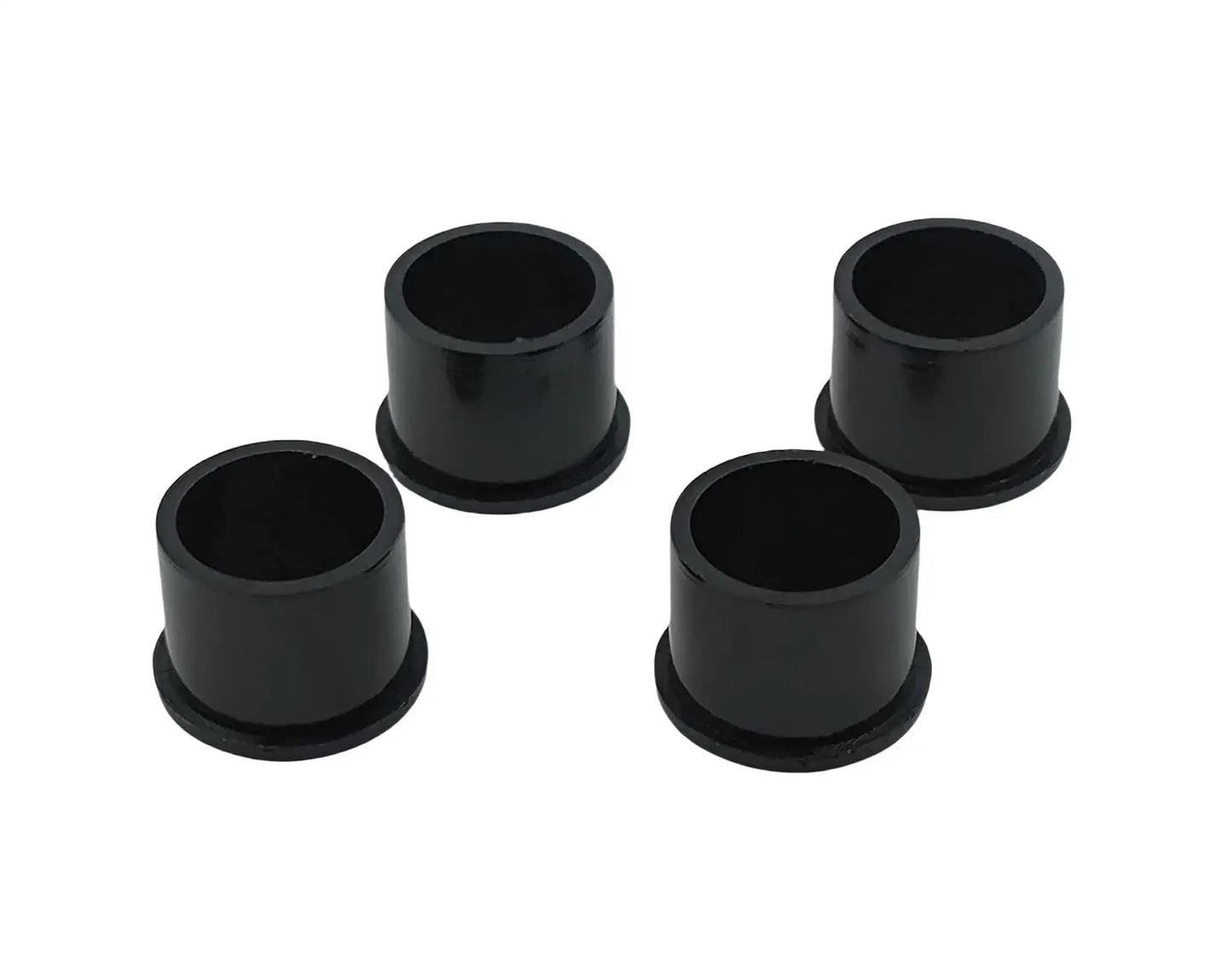 Front Axle Bushing 532406013 Replacement Four Pack for Husqvarna AYP Craftsman, showing four black bushings side by side.