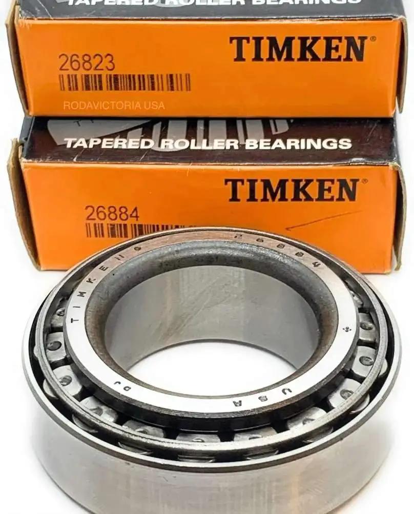 Front Inner Wheel Bearing 26884 26823 Timken Made In USA FW182 15595151 Premium Tapered Roller Bearing for Front Axle
