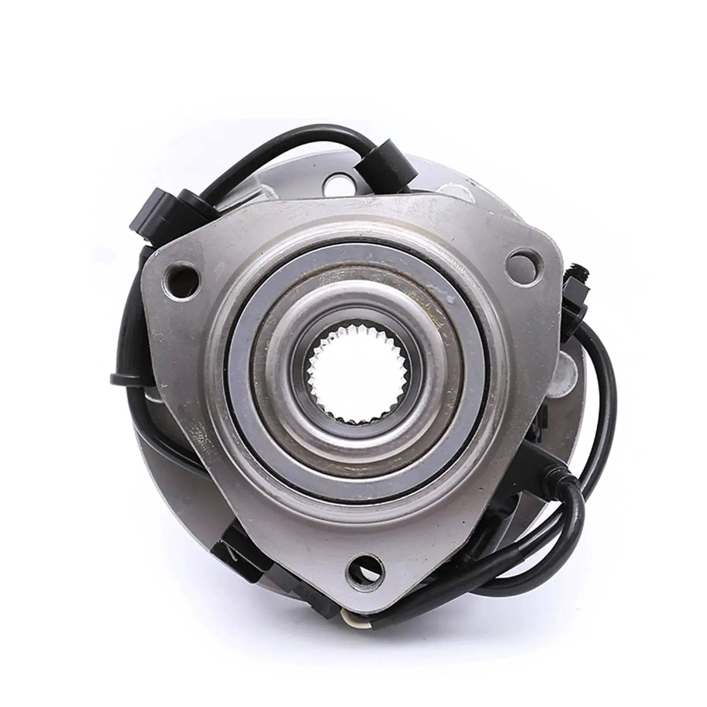 Front view of Front Wheel Bearing Hub Assembly For 2002 2009 Chevy Trailblazer And Trailblazer EXT 2002 2009 GMC Envoy 6 Lug With ABS OEM Grade