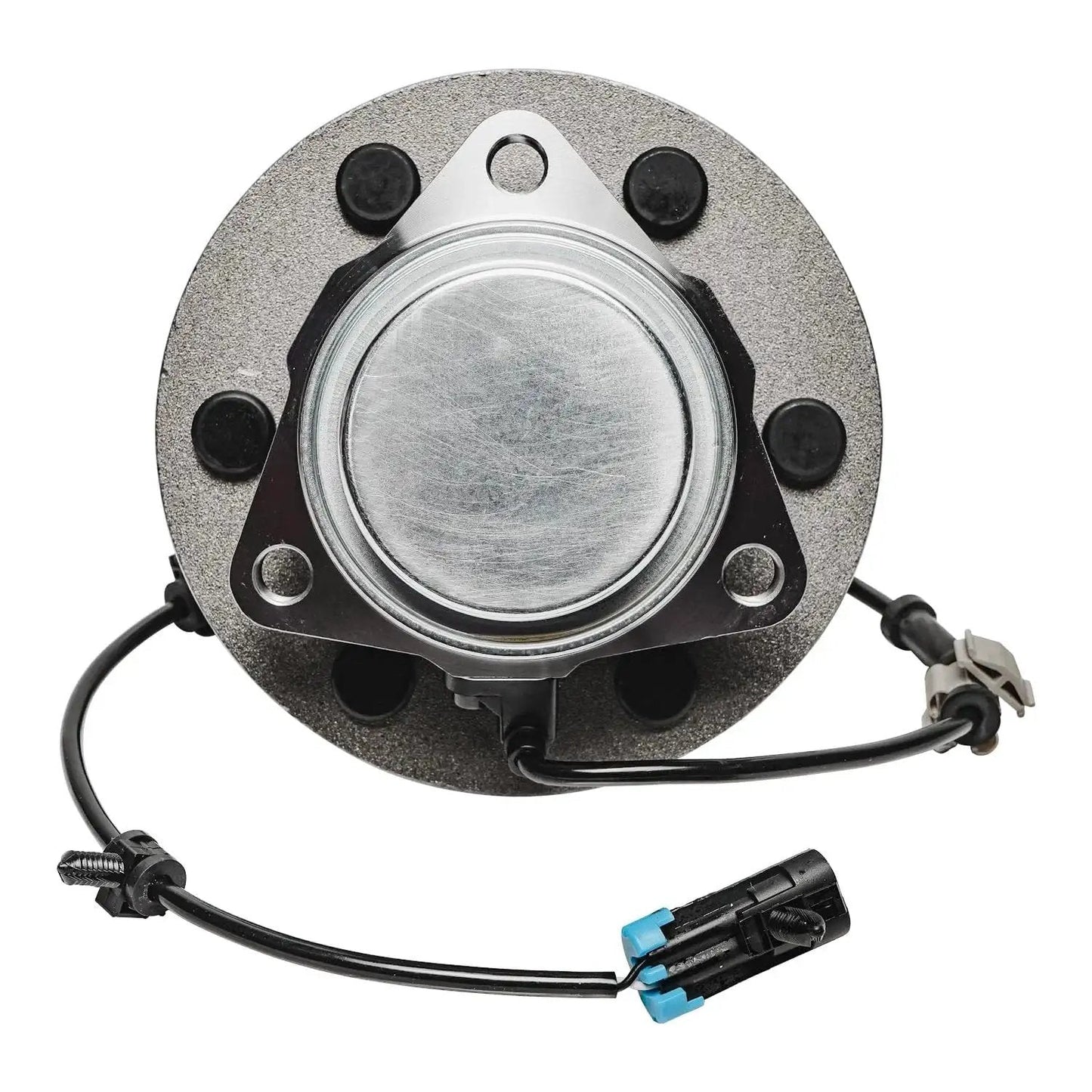 Top view of Pair 2WD Front Wheel Bearing Hub Assembly For 99-06 Chevy Silverado 1500 Sierra 1500 And 00-06 Suburban with ABS 6 Lug
