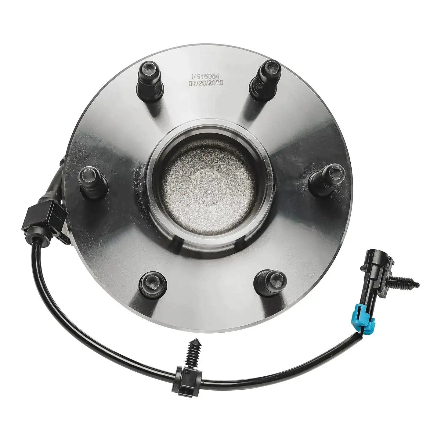 Top view of Pair 2WD Front Wheel Bearing Hub Assembly For 99-06 Chevy Silverado 1500 Sierra 1500 And 00-06 Suburban 1500 Tahoe Yukon