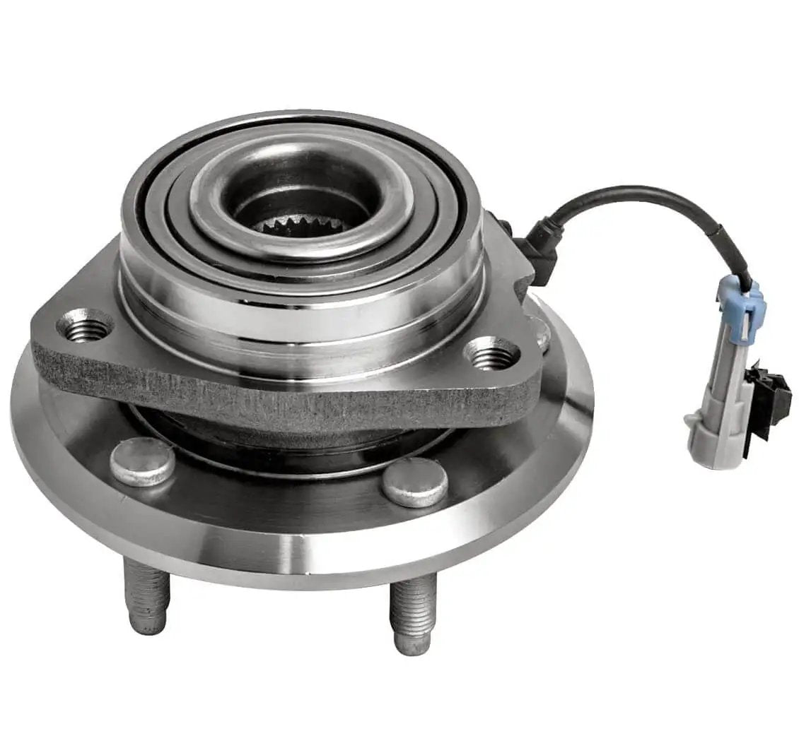 Front Wheel Hub Bearing Assembly 5 Lug With ABS Fit 2012 2015 Chevy Captiva Sport 2007 2009 Pontiac Torrent 2008 2010 Saturn Vue 2007 2009 Suzuki XL7 Premium By Keyoog, showing metal construction and ABS connector