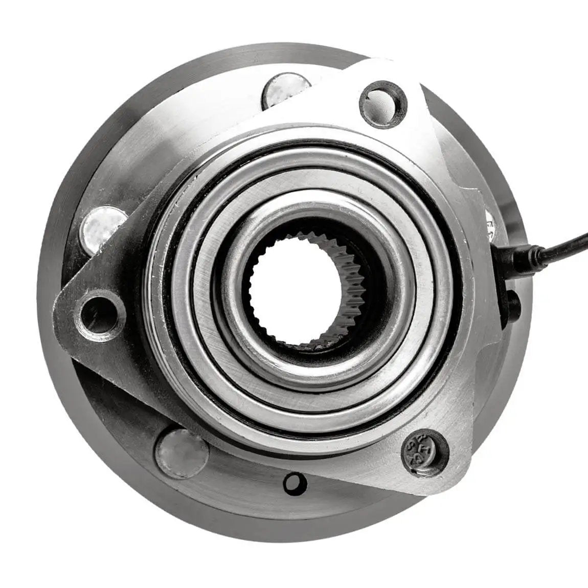 Front view of Front Wheel Hub Bearing Assembly 5 Lug With ABS Fit 2012 2015 Chevy Captiva Sport 2007 2009 Pontiac Torrent by Keyoog