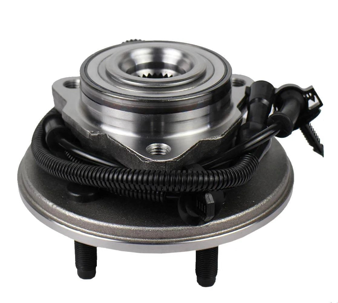 515050 Front Wheel Hub and Bearing Assembly for Ford Explorer Mercury Mountaineer Lincoln Aviator, front view, 5 lug with ABS.