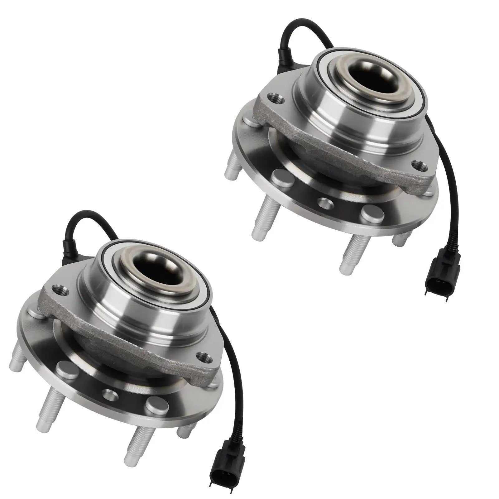 Front Wheel Hub Bearing Assembly For Chevy Trailblazer SSR Trailblazer EXT GMC Envoy Envoy Xl Envoy Xuv Buick Rainier Isuzu Ascender Saab Nine Seven X Oldsmobile Bravada Six Lug With ABS Replaces 513188 Two Pieces