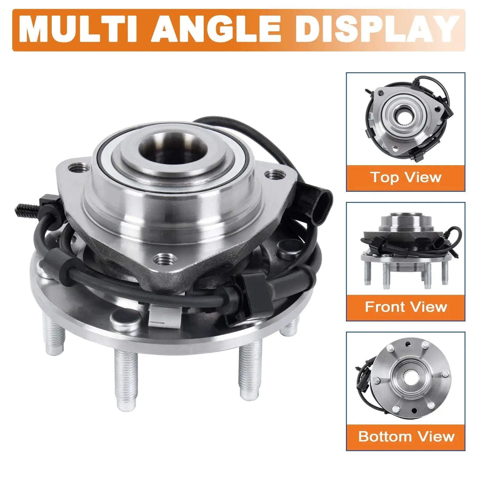 Front Wheel Hub Bearing Assembly With ABS Sensor For 2002 2009 Chevy Trailblazer 2003 2006 SSR 2002 2009 GMC Envoy 2003 2008 Isuzu Ascender