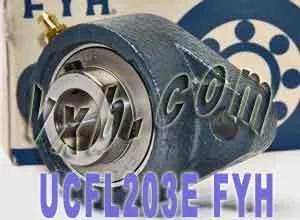 FYH Bearing 17mm UCFL-203E Flanged Mounted Bearing