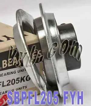 FYH Bearing SBPFL205 25mm Stamped oval 2-Bolt Flanged Mounted Bearing