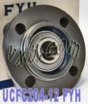 FYH UCFC204-12 3/4 Round Flanged Bearing Mounted Bearing