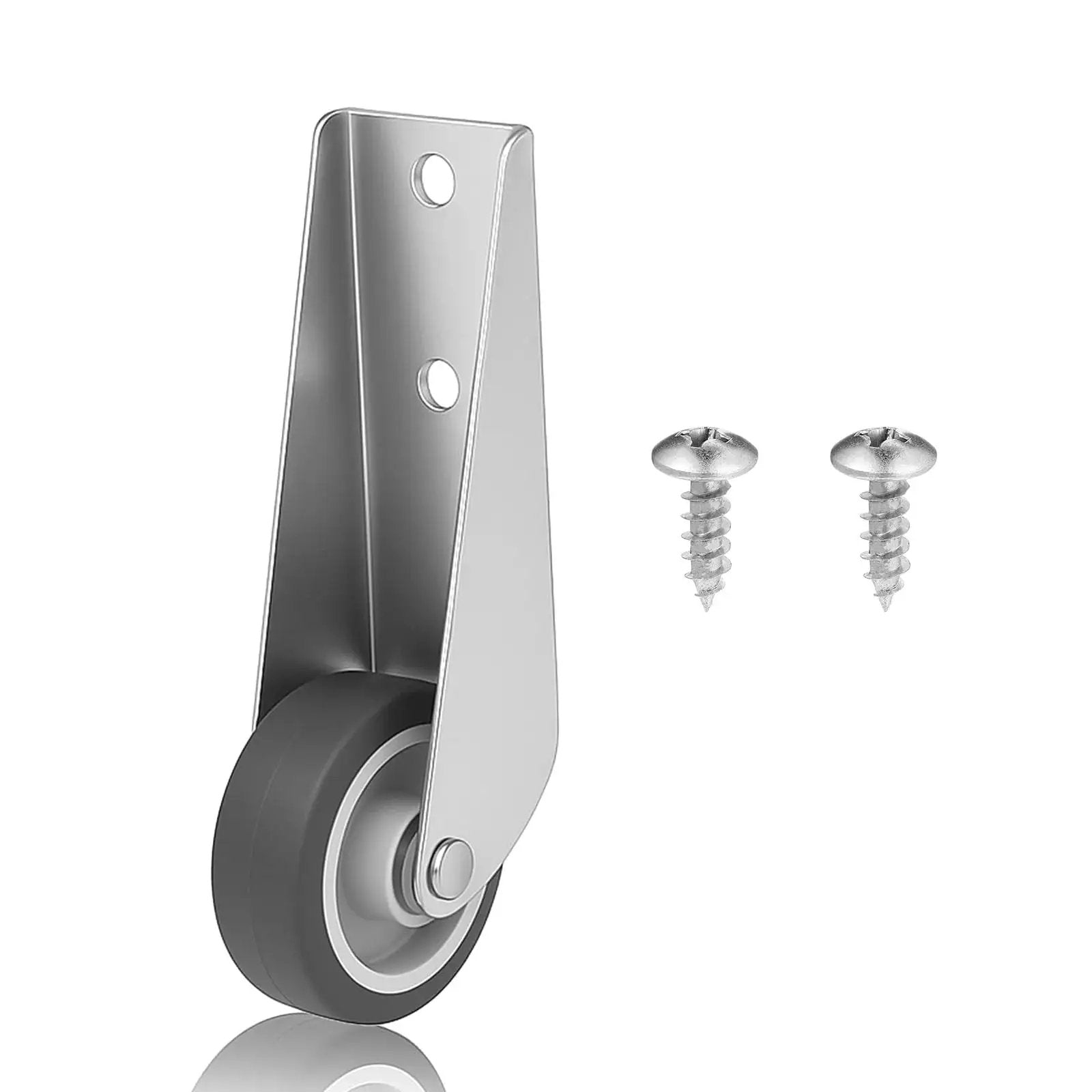 Gate Caster Wheels Replacement For Doors And Furniture Sinking Bottom Pulley Directional Wheel with screws, side view