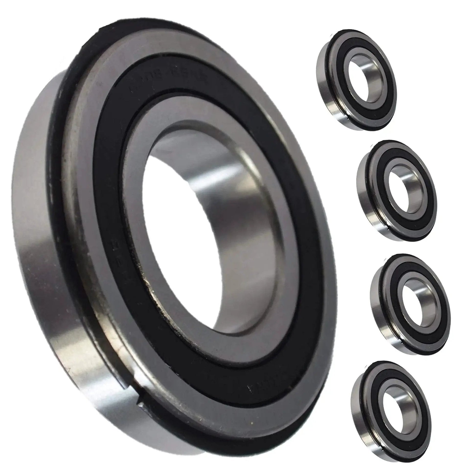 Beefed-Up Front Wheel Bearing Kit Four Pack With C3 High Temp Grease Upgrade For John Deere Gator visible in close-up view