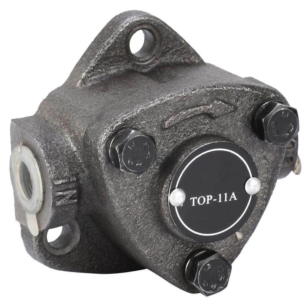 Gear Oil Pump 0.5Mpa 1800r/min Insert Type Lubricating Cycloid Oil Pump Replacement Part for Lathe TOP-11A close-up