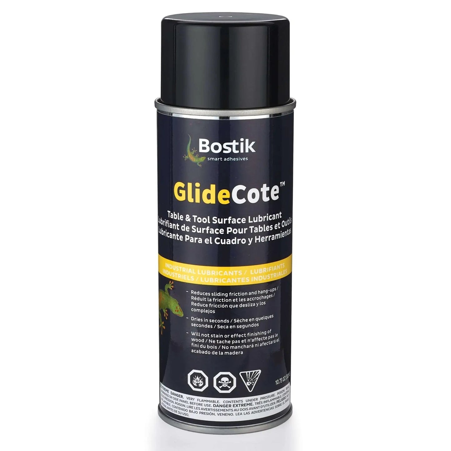 Aerosol GlideCote Lubricant For Wood Surfaces And Tools, Reduces Friction On Table Saws And Work Surfaces, 10.75 Oz Spray