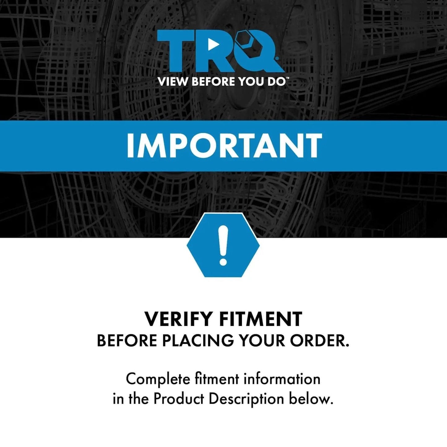 Important notice about verifying fitment for Set Of 4 Door Hinge Pin And Bushing Kits For General Motors Vehicles Replacement Parts For GM Cars And Trucks.