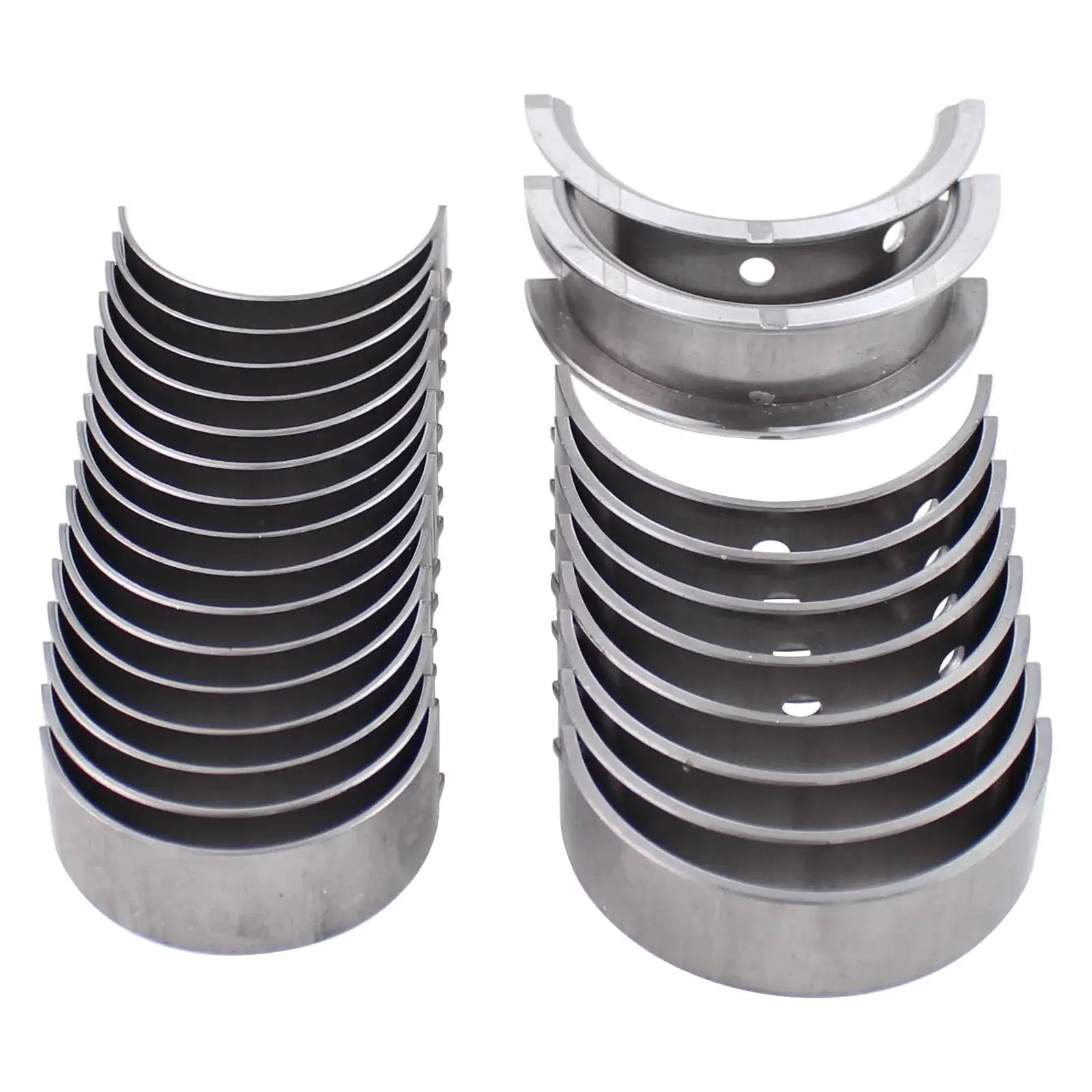 Main Rod Bearings Set For GM V8 Engines Fits Chevrolet Express Suburban Silverado GMC Savana Sierra shown in metal