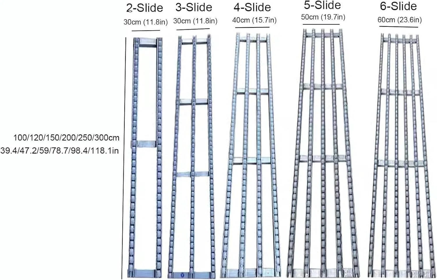 Light Duty Gravity Conveyor Slides With ABS Plastic Roller System And Stainless Steel Frame Two Slide 200 Cm Long Lightweight Rollers