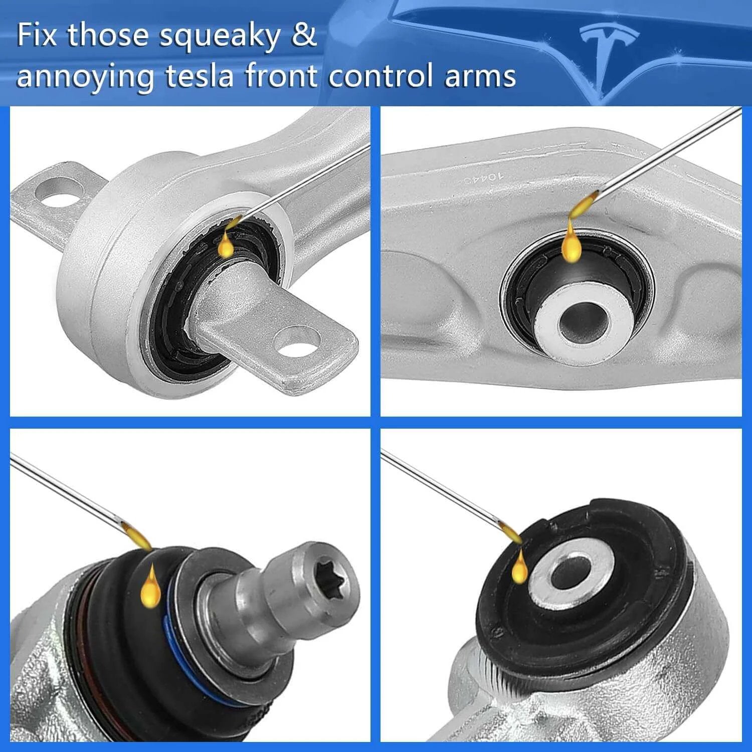 Grease Gun Needle Tip Kit - Bent & Straight Nozzles using injector adapter on rubber boots and ball joints for tight areas