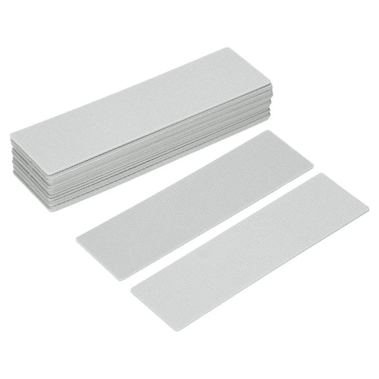 Stack of grey Twenty Pcs Plastic Flat Shims for Leveling One Millimeter One Thirty Second Inch Structural Tile Composite Shims