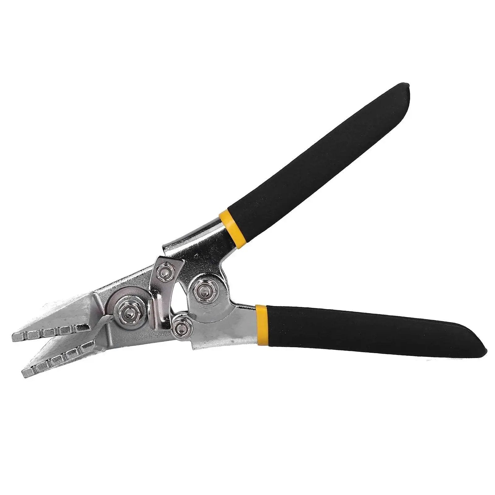 Hand Seamer and Sheet Metal Bender Tool With Non Slip Grip Handle, adjustable clamping depth, durable locking switch, metal tool