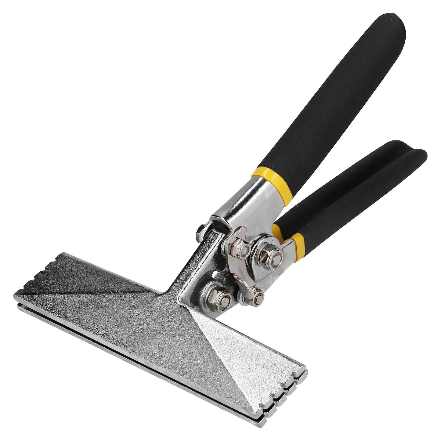 Hand Seamer and Sheet Metal Bender Tool With Non Slip Grip Handle, adjustable clamping for precise bends in sheet metal.