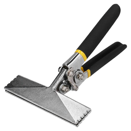 Hand Seamer and Sheet Metal Bender Tool With Non Slip Grip Handle, adjustable clamping for precise bends in sheet metal.