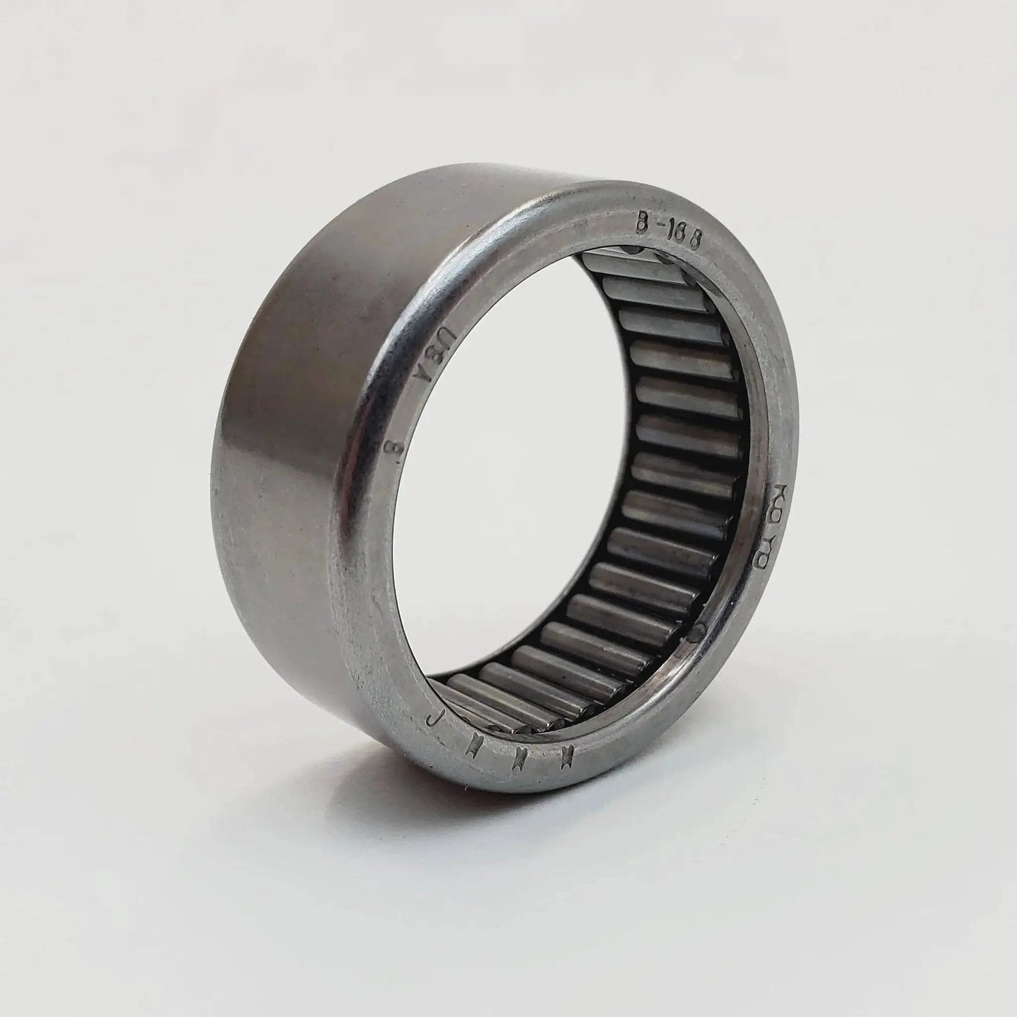 Inner Camshaft Needle Roller Bearings for 2007-2017 Harley Twin Cam Models, close-up view showing bearing details, fits Softail, Dyna, Touring bikes.