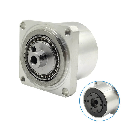 Harmonic Gear Drive Reducer Small Strain Wave Gearbox Gearbox 50:1 Rotary Reduction Actuator, Fits Nema 17 Stepper Motor (Flange Output).