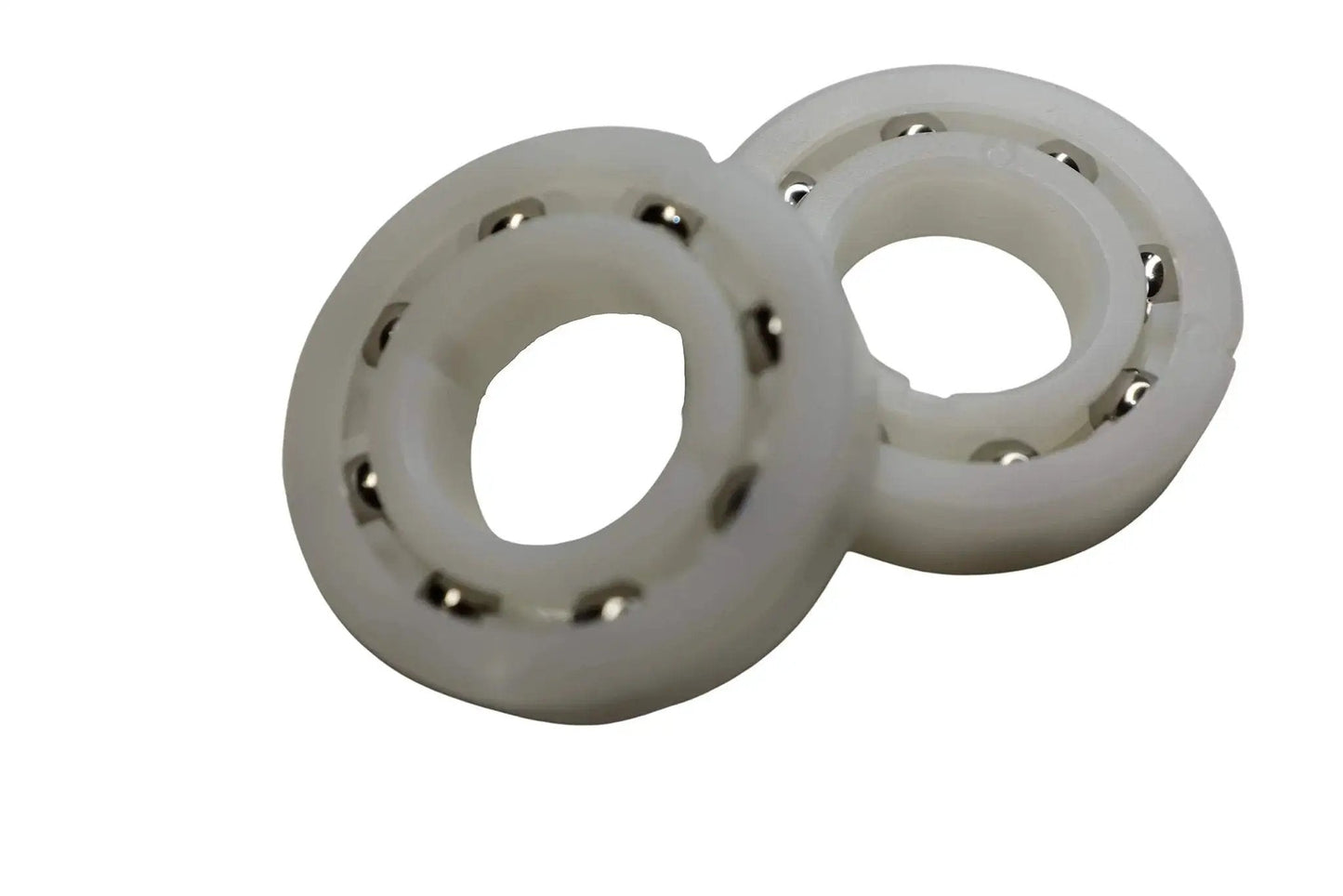 Bearing Replacement Kit For Hayward Navigator Automatic Pool Cleaner By Swimables, 2-pack white AXV055P bearings with stainless steel balls