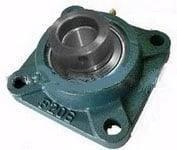 HCF206 30mm Square Flanged Mounted Bearing - Eccentric Collar