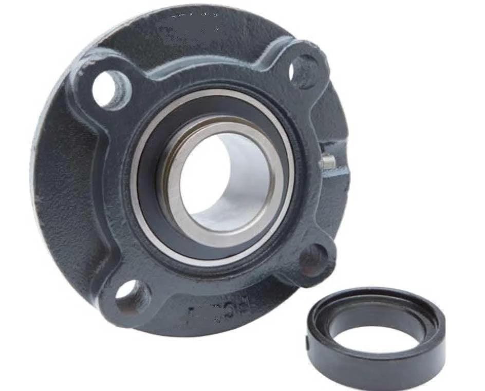 HCFC207 Flange Cartridge Bearing Unit 35mm Bore Mounted Bearing - Eccentric Collar lock