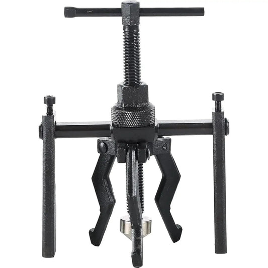 Three Jaw Inner Bearing Puller Set For Blind And Pilot Bearings With Reversible Action Heavy Duty Gear Extractor, front view