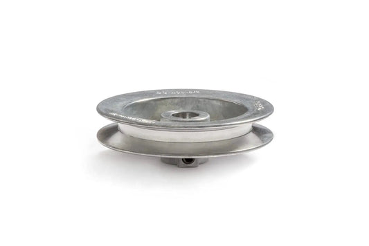 Heavy Duty 4 Inch V Groove Drive Pulley For 4L Belts With Five Eighths Inch Bore And 4 Inch OD 34 Degree Groove Angle Built To Last From Die Cast Z3A Zinc Alloy For Ultimate Durability Terre Products
