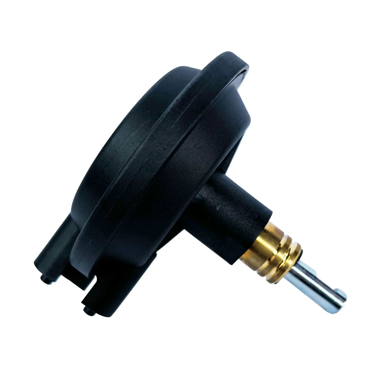 Heavy Duty 4WD Vacuum Actuator For Ford F150 F250 1997 2004 Expedition And Lincoln Navigator Direct Plug N Play Replacement showing side view.