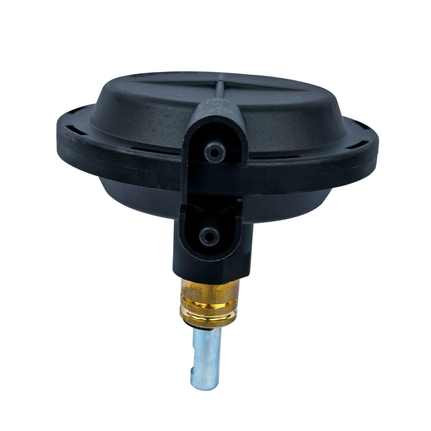 Heavy Duty 4WD Vacuum Actuator for Ford F150 F250 1997 2004 Expedition And Lincoln Navigator direct plug n play replacement side view.