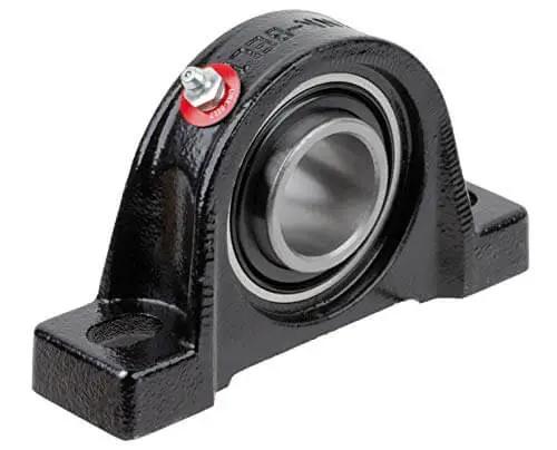 Heavy Duty Pillow Block Bearing With Cast Iron Housing And 2 7 16 Inch Bore P3S239E Sealed For Longer Life Interchangeable With Other Brands