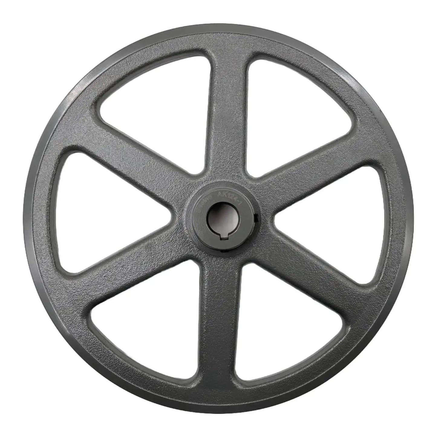 Heavy Duty Cast Iron V Belt Pulley With 12.25 Inch Outer Diameter And 1 Inch Bore One Groove Motor Pulley For A 3L And 4L V Belts